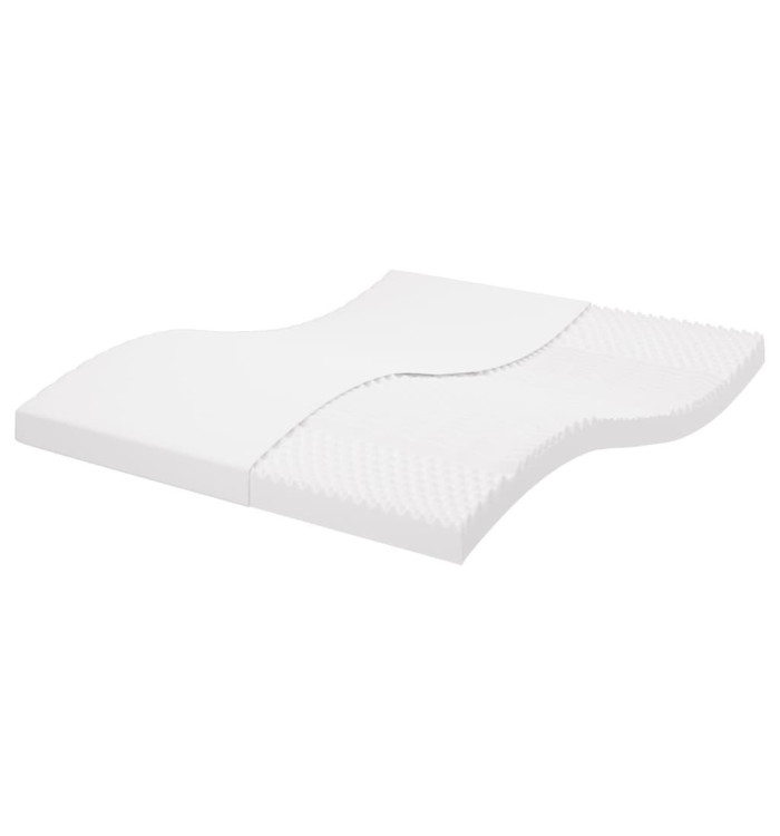 Matelas en mousse blanc 180x200 cm 7 zones dureté 20 ILD | Mobilier & Déco