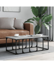 Table basse sonoma gris 100x50x35,5 cm bois d'ingénierie | Mobilier & Déco