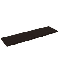 Étagère murale marron foncé bois chêne massif traité | Mobilier & Déco