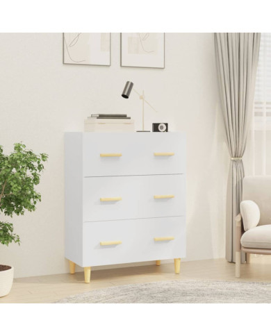 Buffet Blanc 70x34x90 cm Bois d'ingénierie | Mobilier & Déco