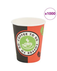 Gobelet à café jetable 1000 pcs Papier 240 ml (8 oz) | Mobilier & Déco