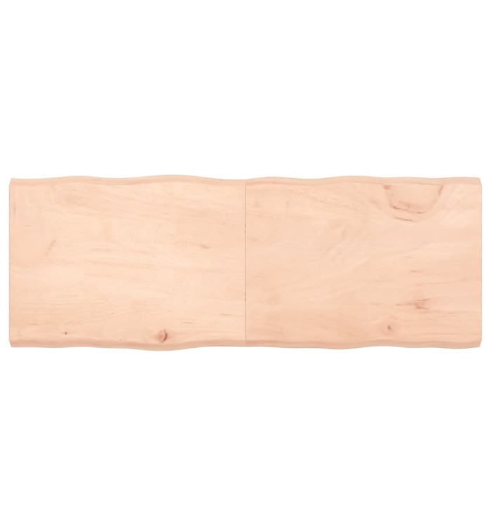 Dessus de table bois massif non traité bordure assortie | Mobilier & Déco
