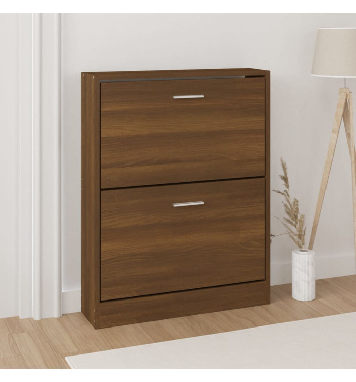 Armoire à chaussures Chêne marron 59x17x81 cm Bois d'ingénierie | Mobilier & Déco