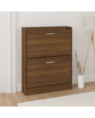 Armoire à chaussures Chêne marron 59x17x81 cm Bois d'ingénierie | Mobilier & Déco