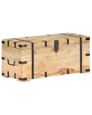 Coffre 90x40x40 cm Bois solide de manguier | Mobilier & Déco