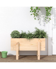 Jardinière 62x30x38 cm bois massif de pin | Mobilier & Déco
