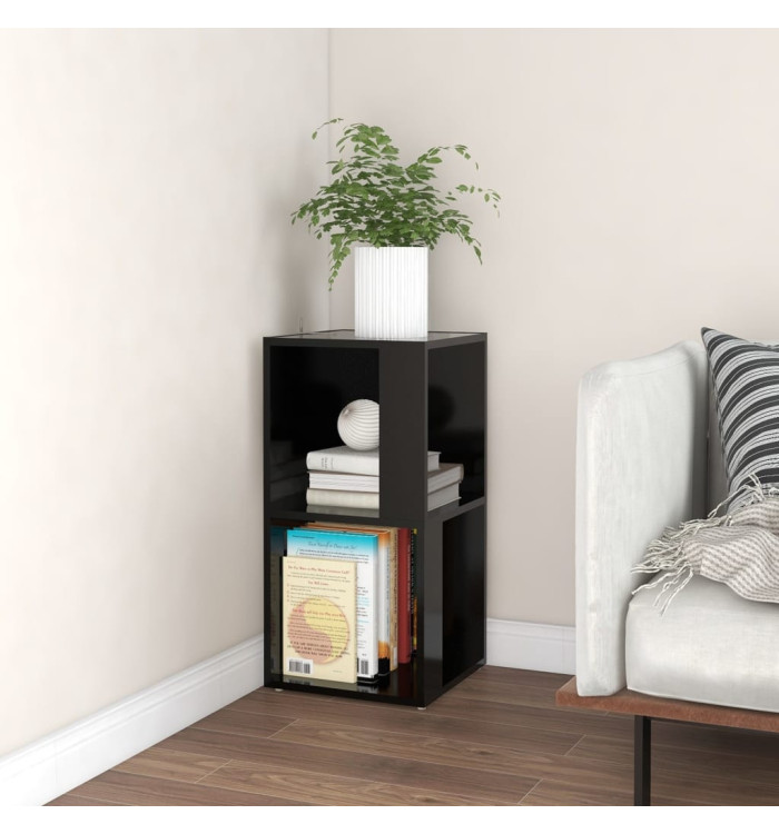 Armoire d'angle Noir 33x33x67 cm Bois d'ingénierie | Mobilier & Déco