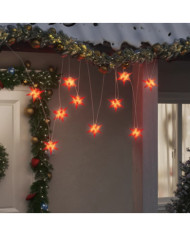Lumière de Noël 10 LED rouge 10 cm | Mobilier & Déco
