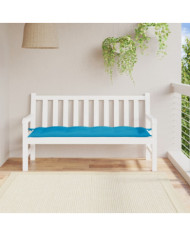 Coussin de banc de jardin bleu clair 150x50x7 cm tissu oxford | Mobilier & Déco