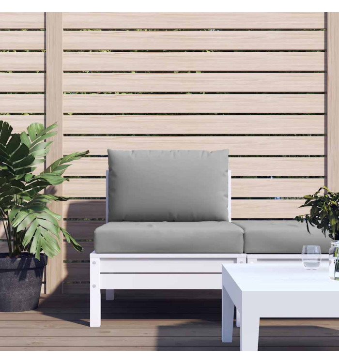 Coussins de palette lot de 2 gris tissu oxford | Mobilier & Déco