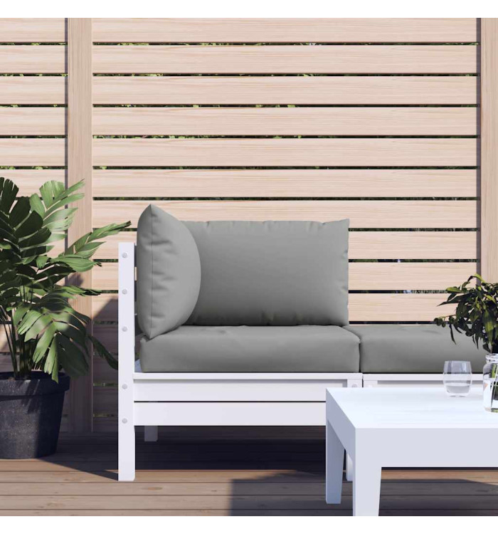 Coussins de palette lot de 3 gris tissu oxford | Mobilier & Déco