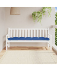 Coussin de banc de jardin bleu royal 180x50x7 cm tissu oxford | Mobilier & Déco