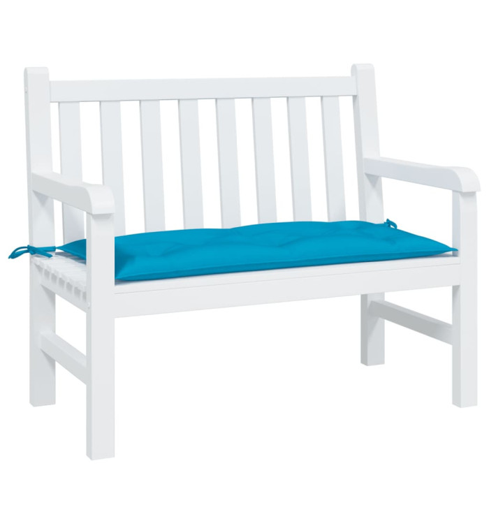 Coussin de banc de jardin bleu clair 100x50x7 cm tissu oxford | Mobilier & Déco