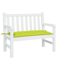Coussin de banc de jardin vert brillant 100x50x7cm tissu oxford | Mobilier & Déco