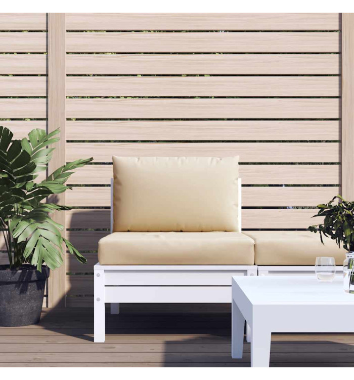 Coussins de palette lot de 2 beige tissu oxford | Mobilier & Déco