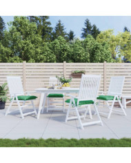 Coussins de palette lot de 4 vert 50x50x7 cm tissu oxford | Mobilier & Déco