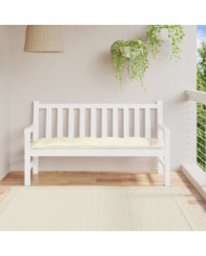 Coussin de banc de jardin crème 150x50x7 cm tissu oxford | Mobilier & Déco
