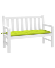 Coussin de banc de jardin vert brillant 120x50x7cm tissu oxford | Mobilier & Déco