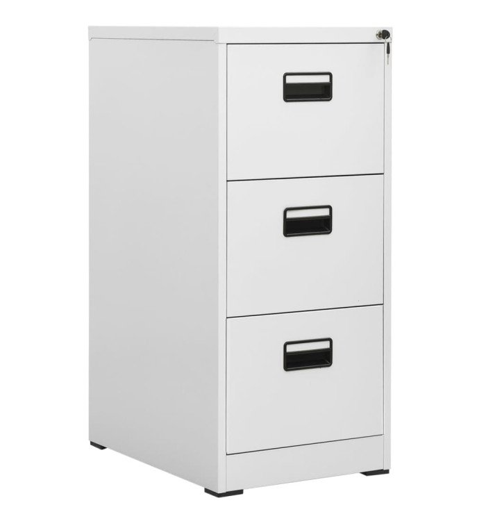 Classeur Gris clair 46x62x102,5 cm Acier | Mobilier & Déco
