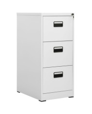 Classeur Gris clair 46x62x102,5 cm Acier | Mobilier & Déco