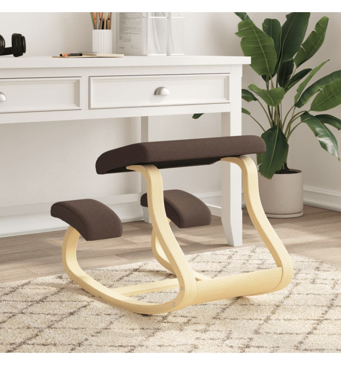 Chaise assis-genoux marron 48x71x51 cm contreplaqué de bouleau | Mobilier & Déco