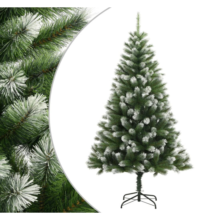 Sapin de Noël artificiel à charnières avec neige floquée 240 cm | Mobilier & Déco