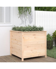 Jardinière 82,5x82,5x78 cm bois de pin massif | Mobilier & Déco