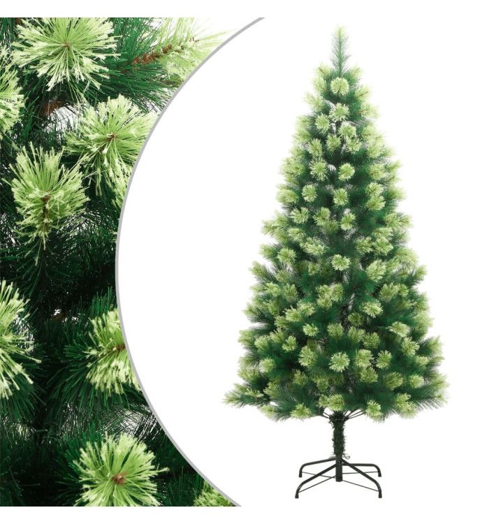 Sapin de Noël artificiel à charnières avec support 210 cm | Mobilier & Déco