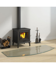 Plaque de verre pour cheminée 120x50 cm | Mobilier & Déco