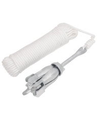 Ancre pliable avec corde argenté 2,5 kg fer malléable | Mobilier & Déco