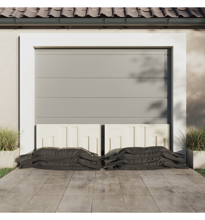 Sacs de sable 50 pcs vert foncé 103x25 cm PEHD | Mobilier & Déco