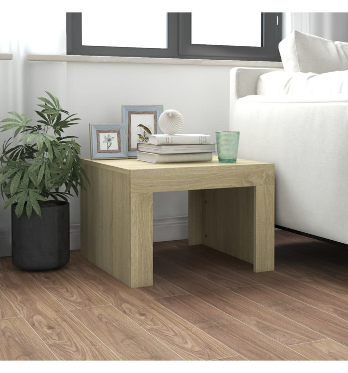 Table basse Chêne sonoma 50x50x35 cm Bois d'ingénierie | Mobilier & Déco