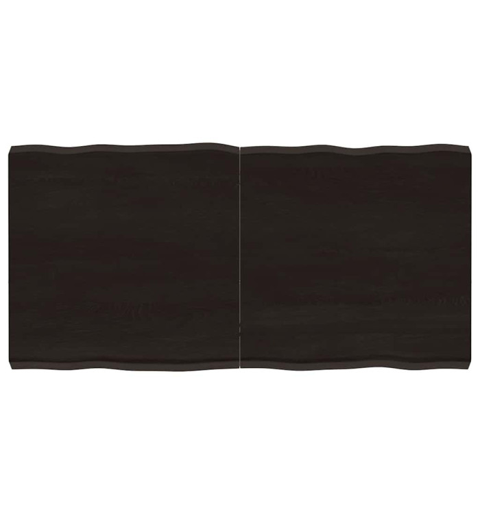 Dessus de table bois massif traité bordure assortie | Mobilier & Déco