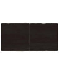Dessus de table bois massif traité bordure assortie | Mobilier & Déco