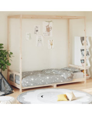 Cadre de lit pour enfants 80x200 cm bois de pin massif | Mobilier & Déco