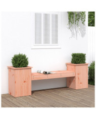 Banc avec jardinières 184,5x39,5x56,5cm bois massif de douglas | Mobilier & Déco
