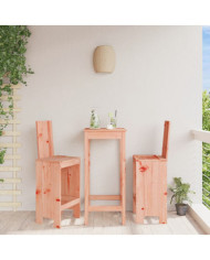 Tabourets de bar lot de 2 40x42x120 cm bois massif douglas | Mobilier & Déco
