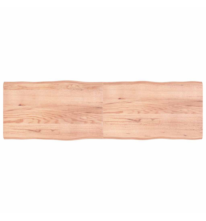 Dessus de table bois massif traité bordure assortie | Mobilier & Déco