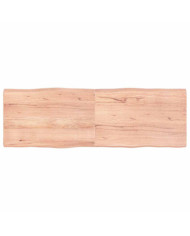 Dessus de table bois massif traité bordure assortie | Mobilier & Déco