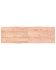 Dessus de table bois massif traité bordure assortie | Mobilier & Déco