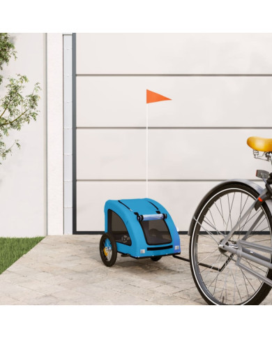 Remorque de vélo pour animaux de compagnie bleu | Mobilier & Déco