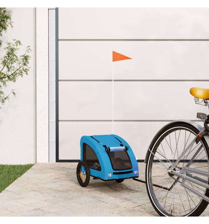 Remorque de vélo pour animaux de compagnie bleu | Mobilier & Déco