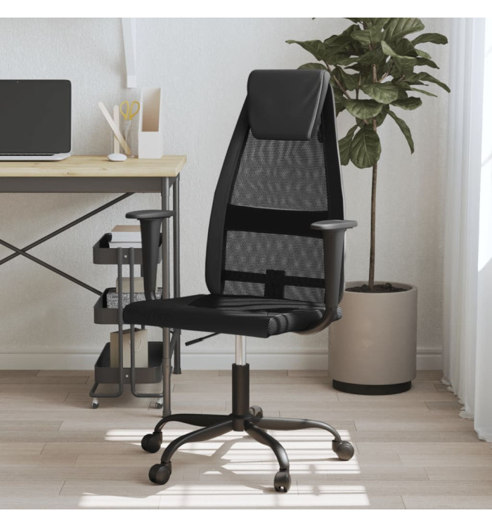 Chaise de bureau réglable en hauteur noir | Mobilier & Déco
