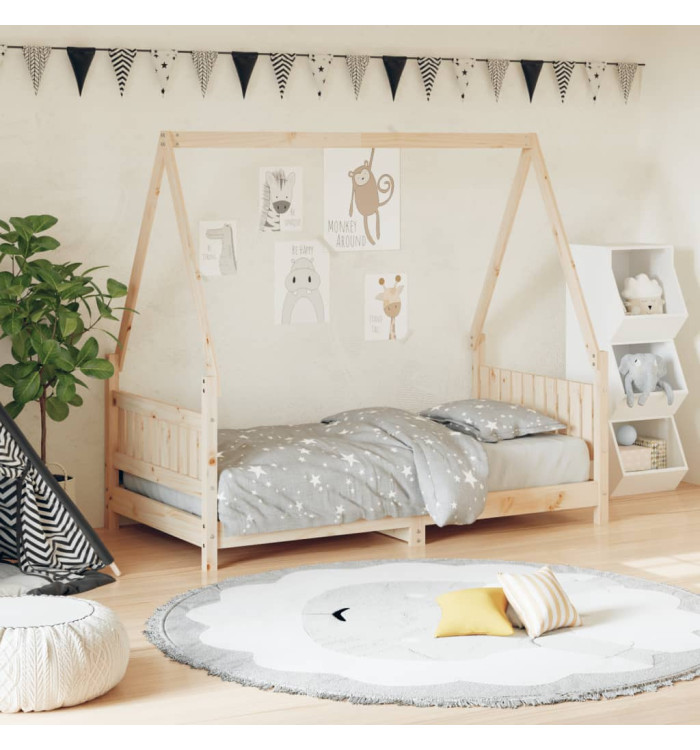 Cadre de lit pour enfant 80x160 cm bois de pin massif | Mobilier & Déco