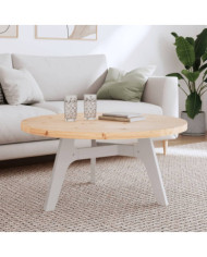 Dessus de table rond Ø90x3 cm bois de pin massif | Mobilier & Déco