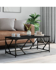 Table basse Noir 100x50x40 cm Bois d'ingénierie | Mobilier & Déco