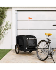 Remorque de vélo pour animaux de compagnie noir | Mobilier & Déco