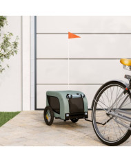 Remorque de vélo pour animaux de compagnie gris et noir | Mobilier & Déco