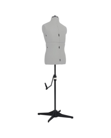 Mannequin de couture ajustable pour homme Gris Taille 37-45 | Mobilier & Déco