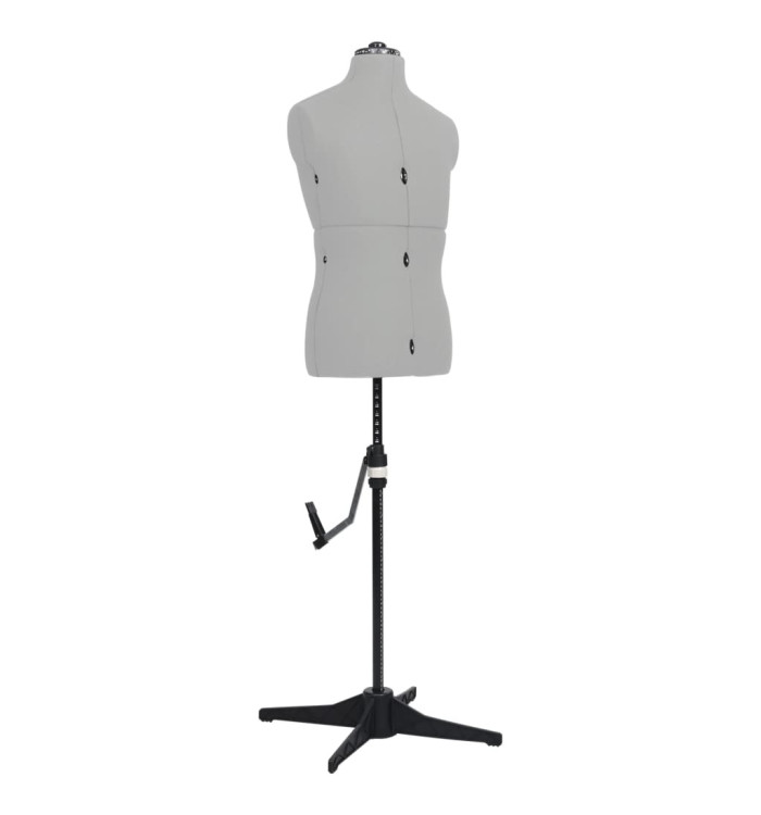 Mannequin de couture ajustable pour homme Gris Taille 37-45 | Mobilier & Déco